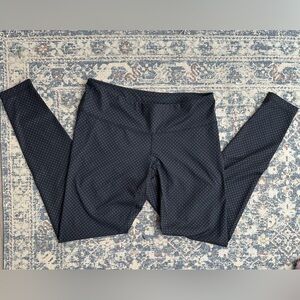 Lululemon Polka Dot Black and Grey Leggings 10